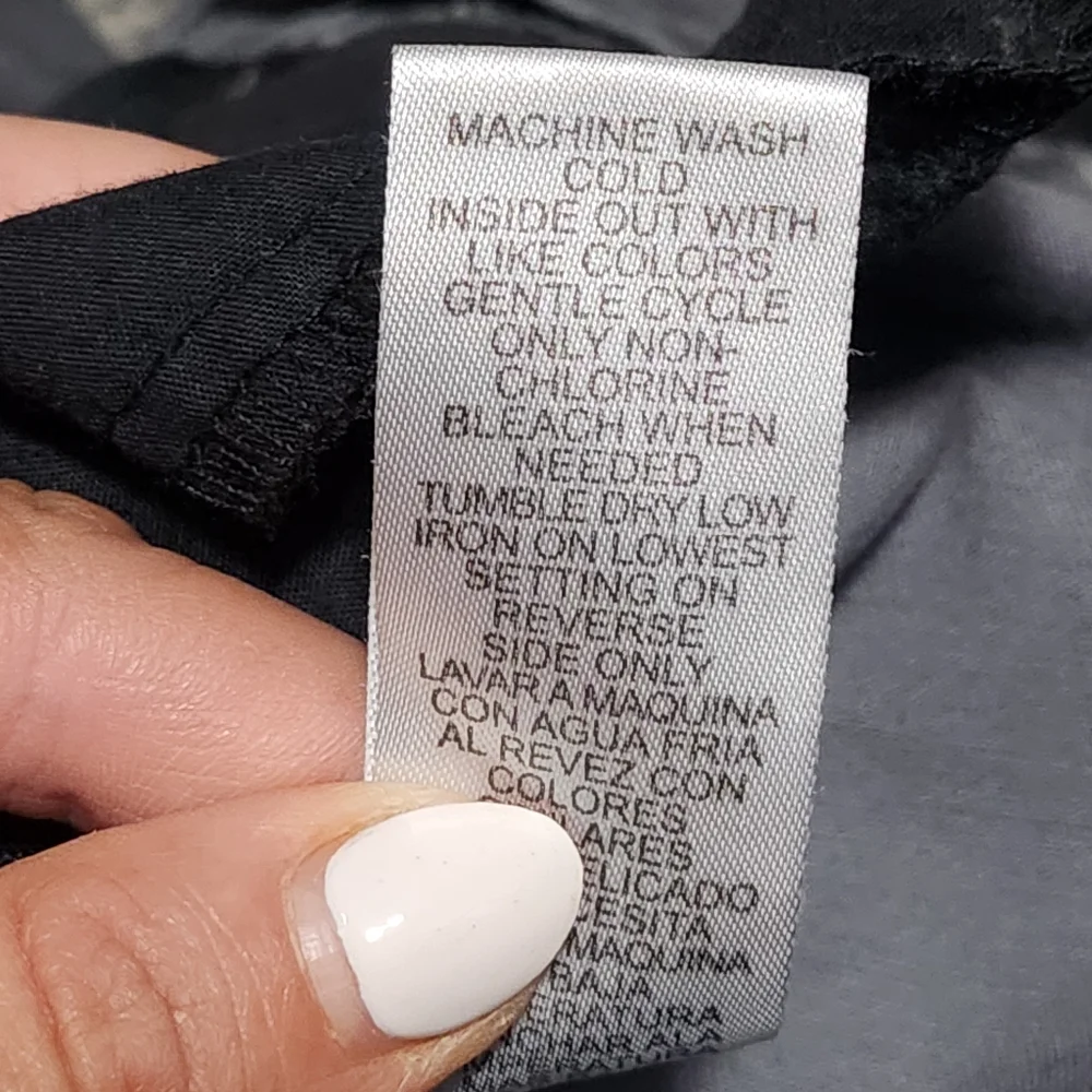 DEMOCRACY Absolution Womens Size 6 Gray Camo Skinny Pants Zipper Pockets Edgy - Picture 7 of 10